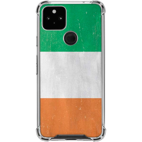 Ireland Flag Distressed Google Pixel 5a 5G Clear Case